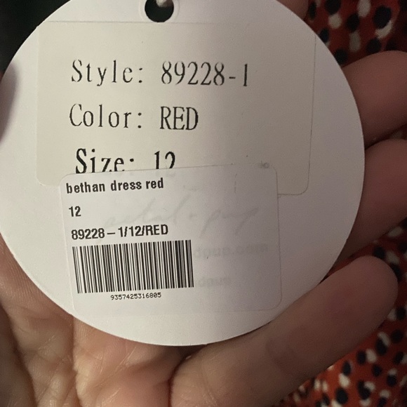 NWT - Red/rust colored  Petal and Pup dress. - Picture 8 of 9